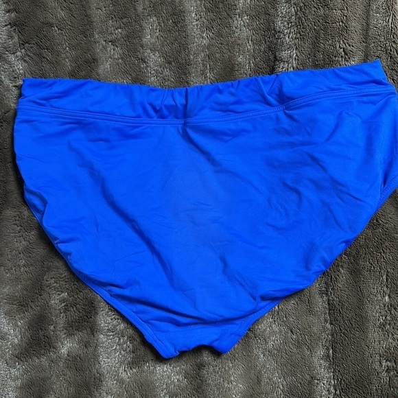 LANDS END Royal Blue Swim Bottoms Sz 18 - Picture 2 of 4